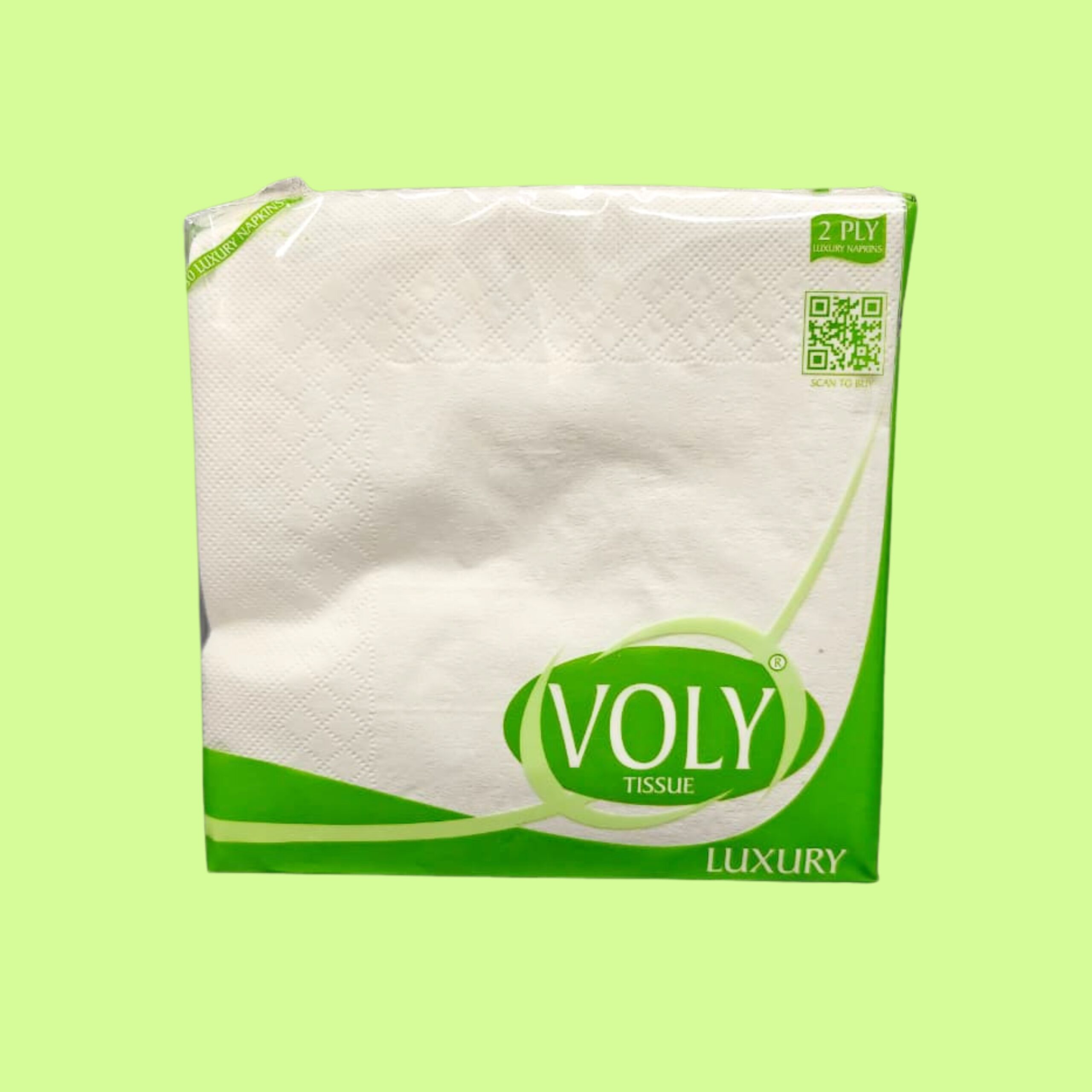Voly Luxury 2ply 40x39 Tissue Paper Napkins