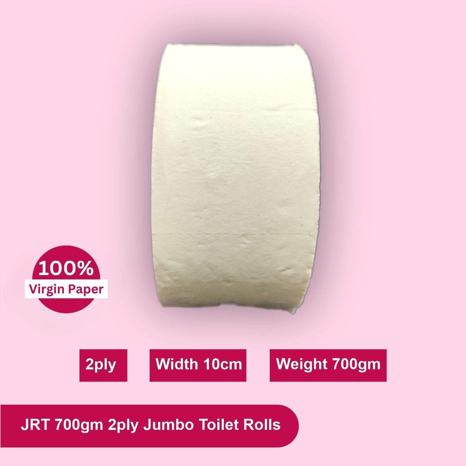 JRT 700gm 2ply Jumbo Toilet Rolls - Image 3