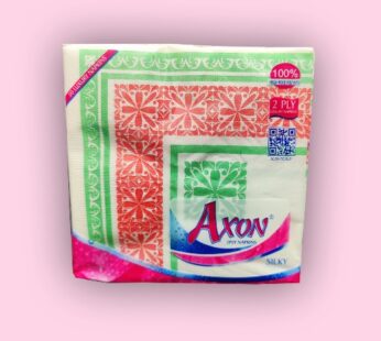 Axon Silky Printed 2ply 33×33 Tissue Paper Napkins – C
