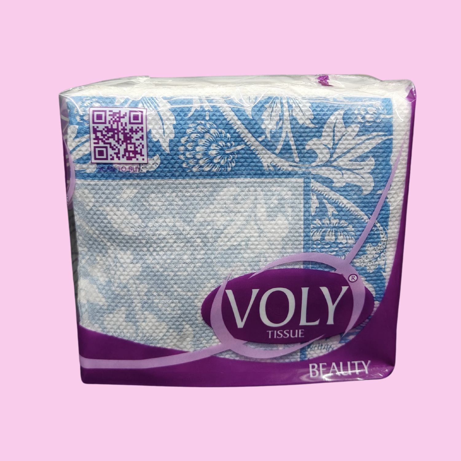 Voly Beauty Printed 27×26 Tissue Paper Napkins - B - Image 2